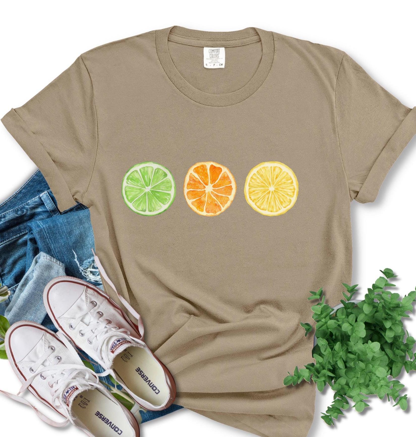 Citrus Fruit T-Shirt: Summer Vibe Comfort Colors Tee