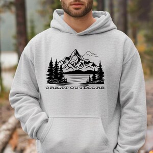 Mountains Hoodie: Nature Lover Unisex Sweatshirt