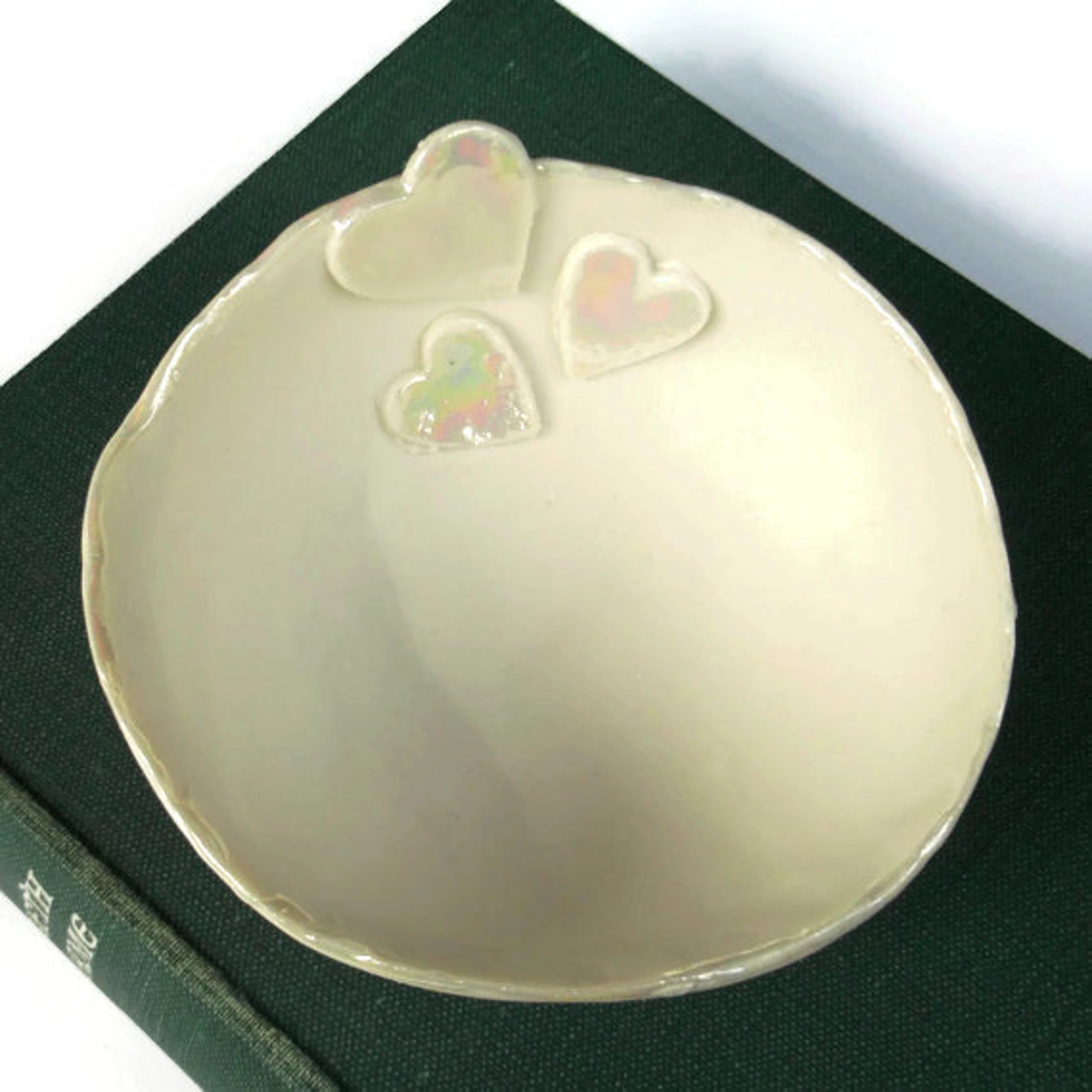 Ceramic Heart Bowl Great Wedding Gift of Home Decor Christmas Etsy UK