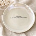 Personalised 30th Wedding Anniversary Plate, Pearl Anniversary Gift for Couple, Porcelain Keepsake Dish