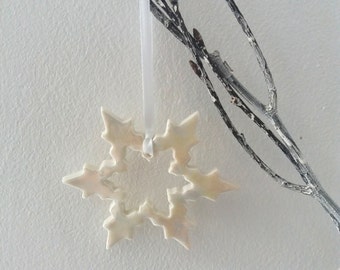 Xmas Ornament - Xmas - Schneeflocke Ornament - Schneeflocke Deko - Schneeflocke baumschmuck - Schneeflocke Baumdekoration