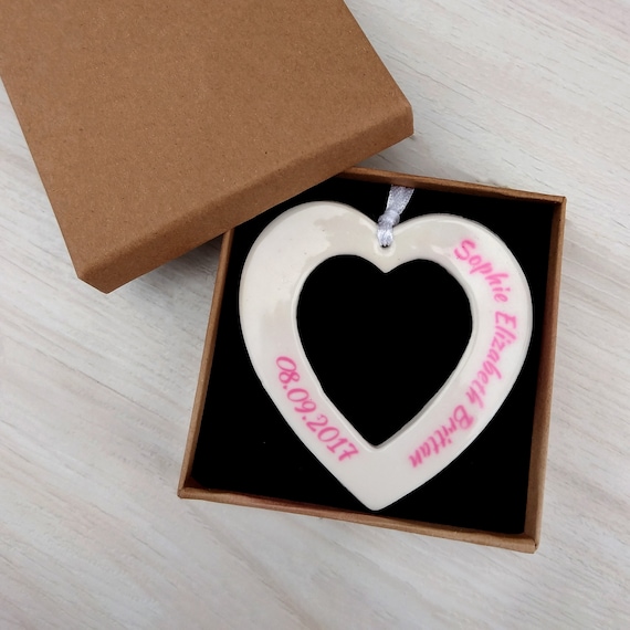 New Baby Girl Gift Personalised Baby Gift New Baby Card