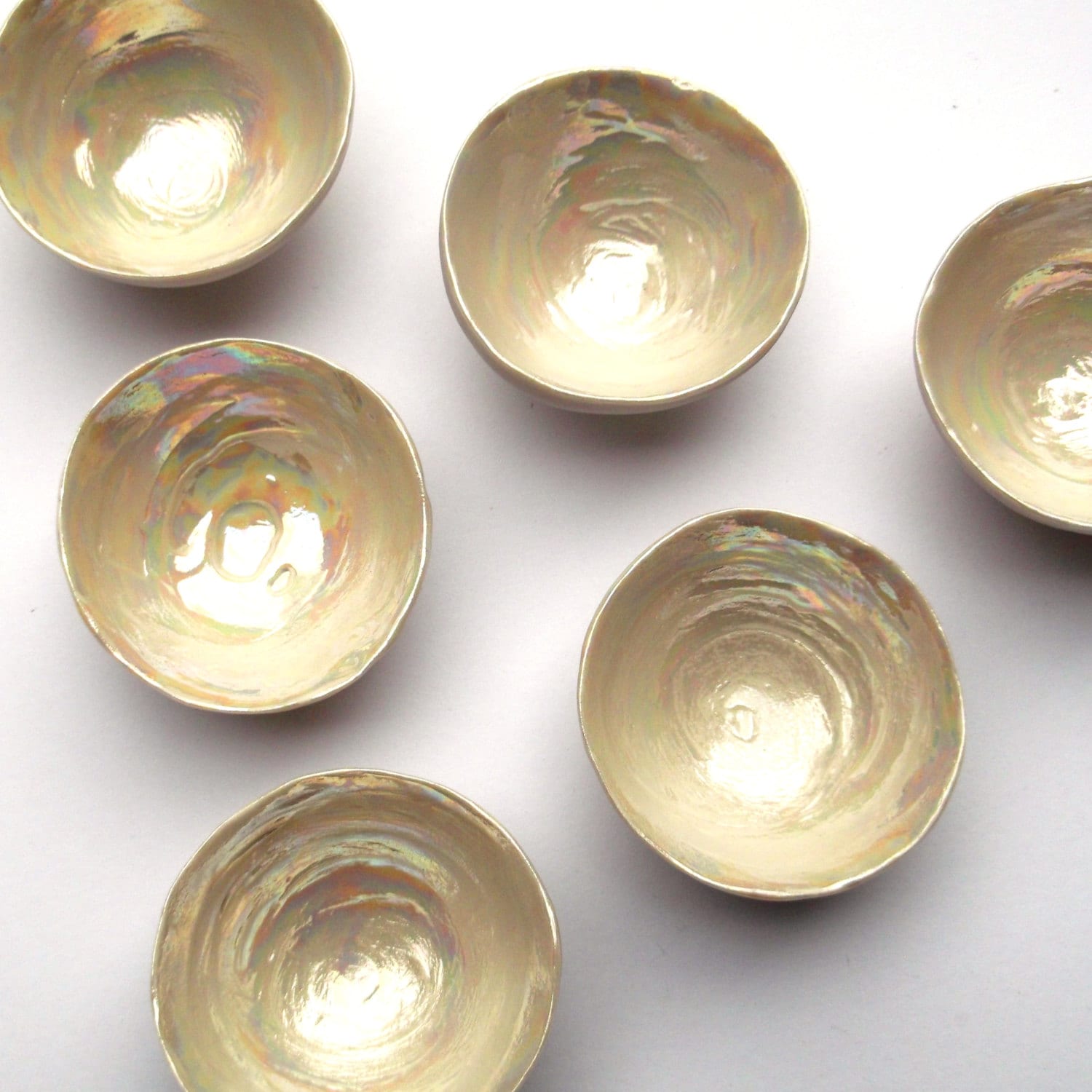 Cadeau d'anniversaire de Mariage 30E - Bol La Nacre Petit Bol en Porcelaine Ring Bowl Cadeau Anniver