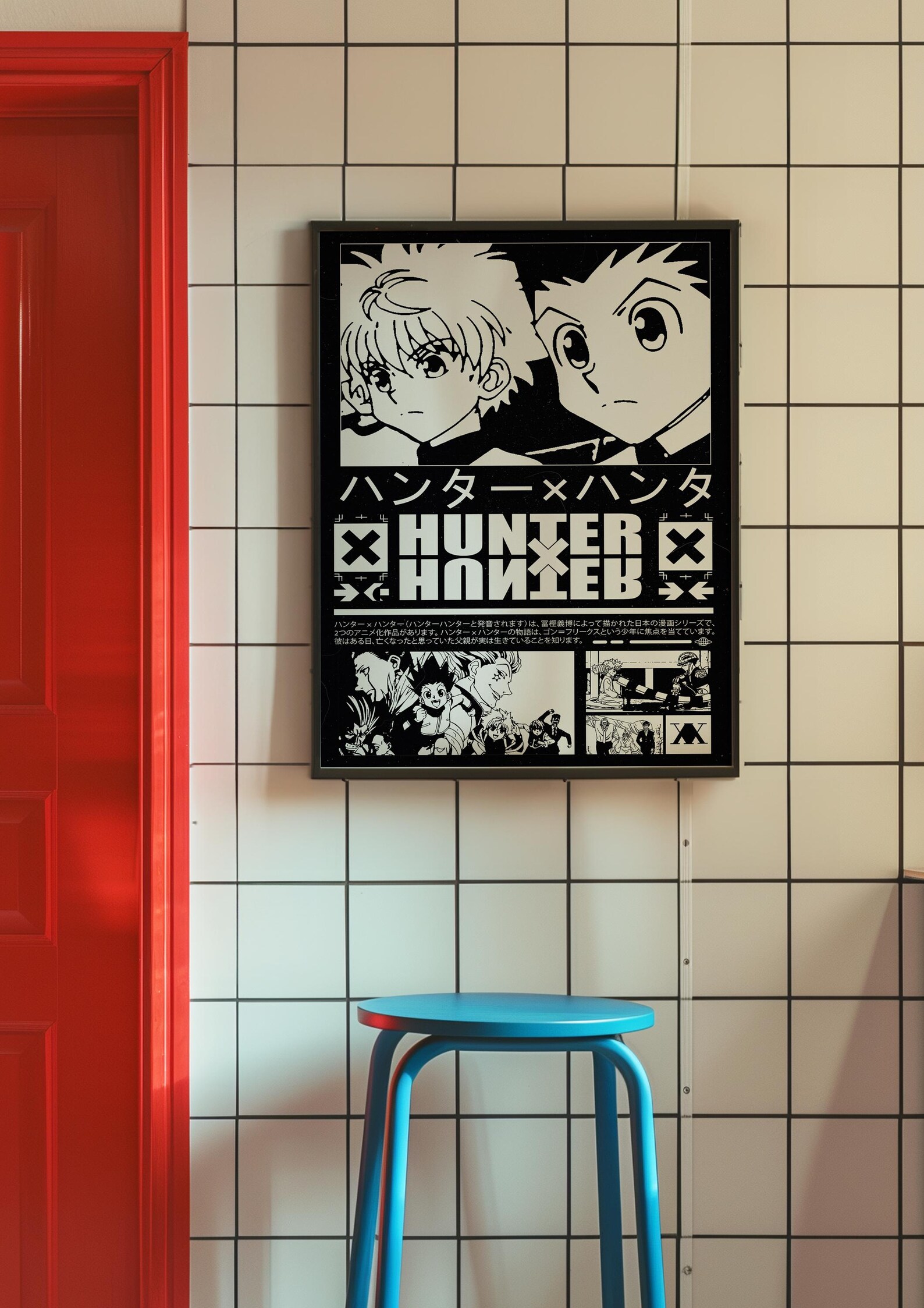 Hxh Anime Poster - Anime Wall Decor - Hxh Manga Poster - Anime POSTER ...