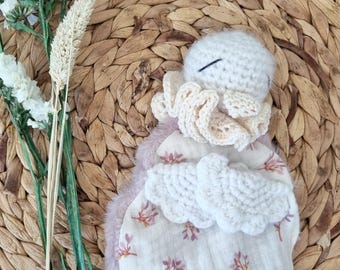 handgemachte gehäkelte Gänsedecke, personalisierte Decke, Bola-Decke