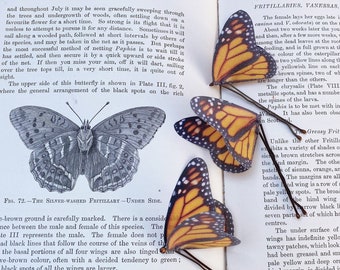 Delicate Monarch Butterfly Hair Pin | Beautiful Gift Idea for Her | Silk Anniversary Present