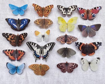 Silk Butterfly Hair Clip: Hand crafted Boho accessories for effortless summer styling.