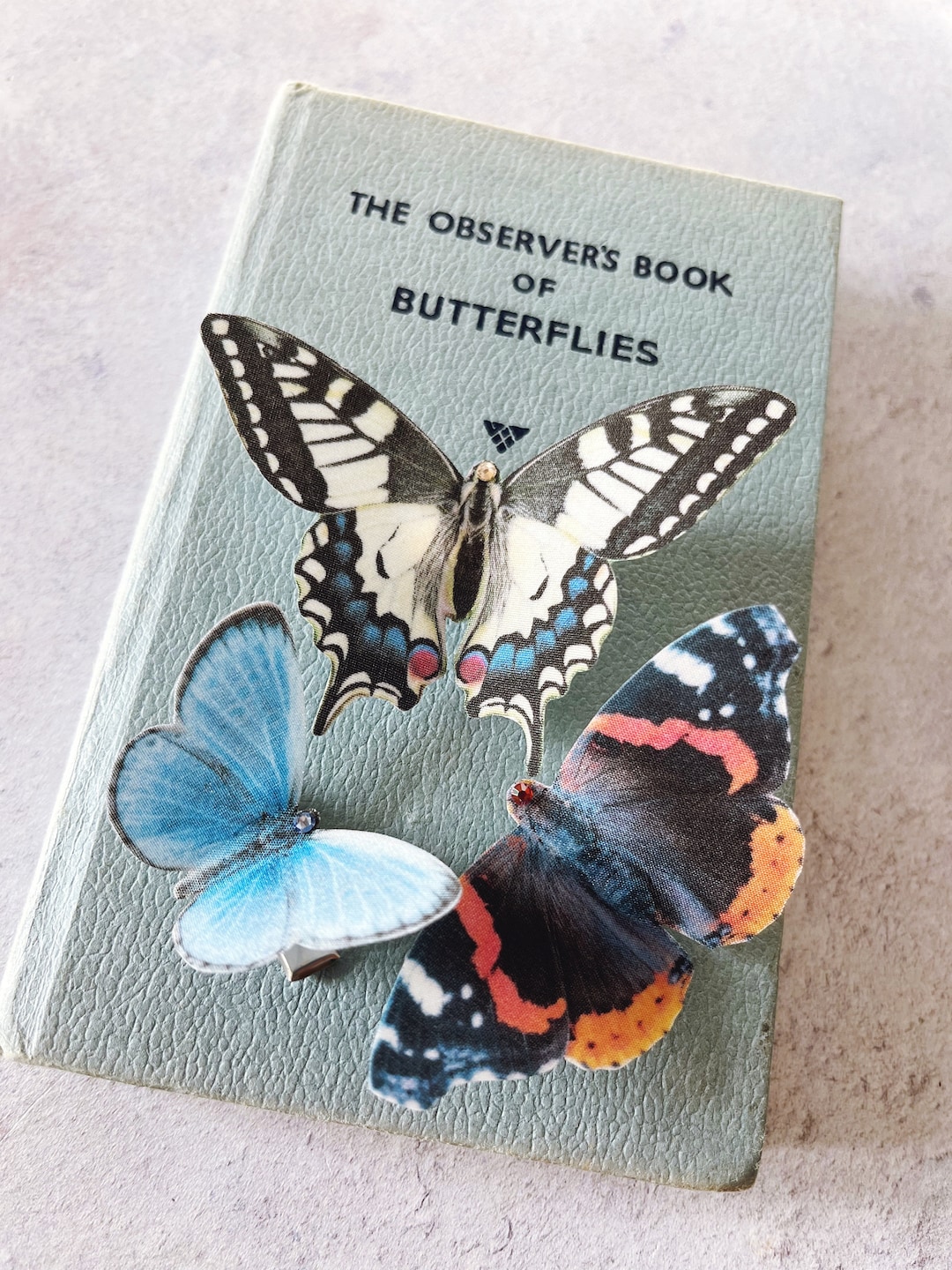 Silk Butterfly Hair Clips: Set of Three British Butterflies  display picture 1