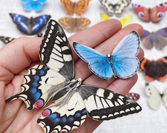 British butterfly hair clip/brooch pins | Wedding accessories | Boho Bridal
