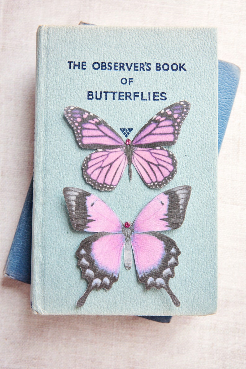 Silk Butterfly hair clips image 5