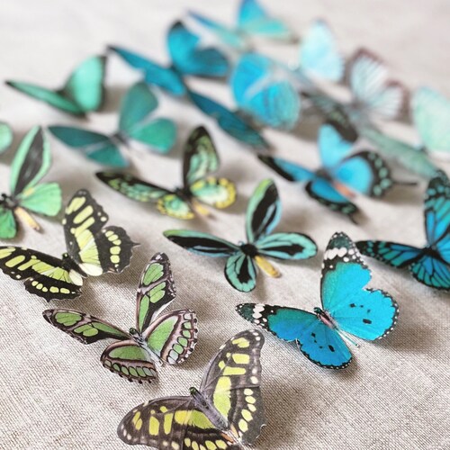 Silk Butterfly Hair Clips Spring Bridal Accessories Summer Etsy