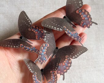 VENTE ! Embellissements de papillons en soie