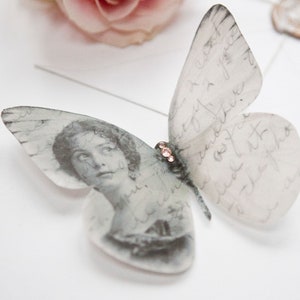 Personalised silk butterfly | Memorial keepsake gift | funeral gift
