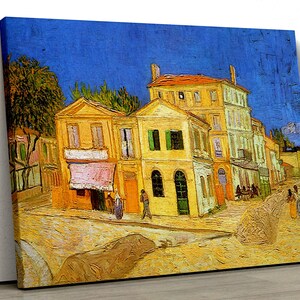Van Gogh Yellow House Canvas Wall Art