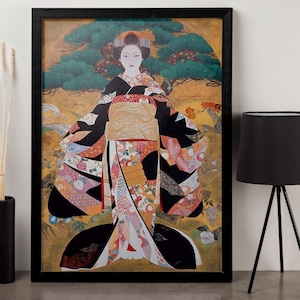 Japanese Canvas Wall Art , Japanese Framed Art