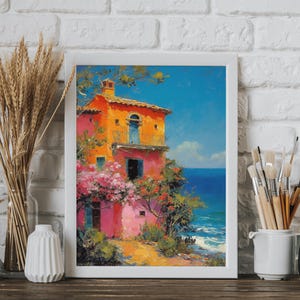 Colorful Beach Huts Wall Art - Coastal Summer Canvas Print - Vibrant Seaside Decor