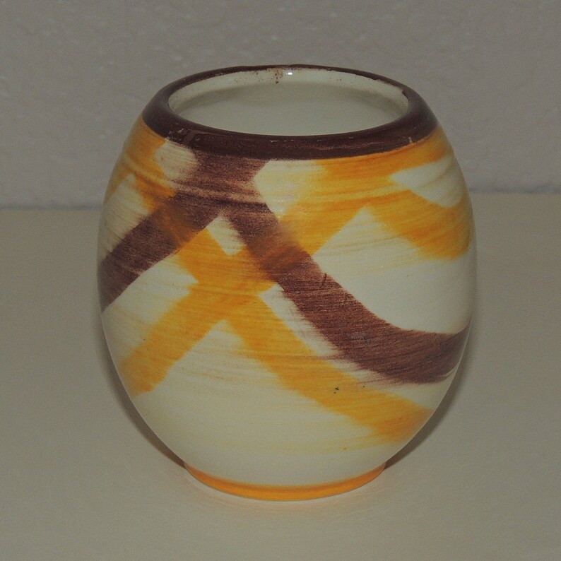 Vtg Gale Turnbull Vernon Kilns California Small Vase