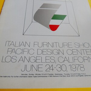 Forma 78, Italian Fdurniture Show Brochure June  1978