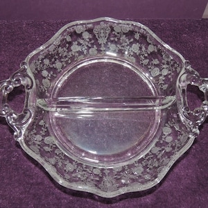 Cambridge &quot;Rosepoint&quot; Divided Relish Dish