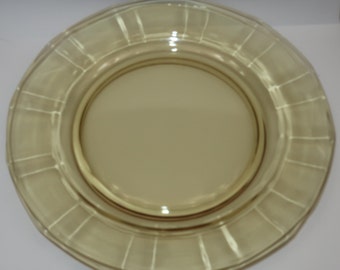 TWO Fostoria TOPAZ 9 Inch Plate,  1929-1936