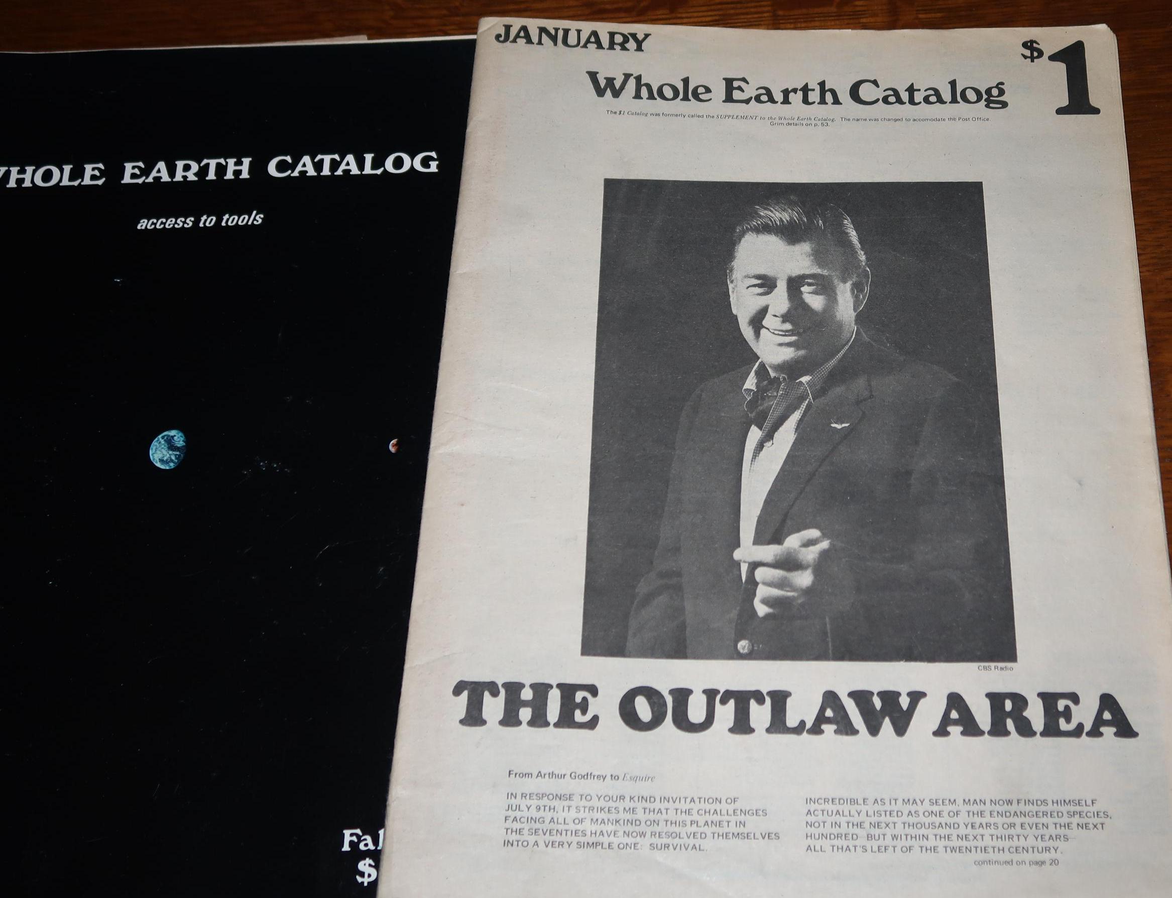 2 WHOLE EARTH Catalogues, Fall 1969 and the Outlaw Area January 1970 - Etsy 2 WHOLE EARTH Catalogues, Fall 1969 and the Outlaw Area January 1970 - Etsy