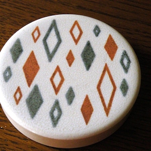 MOSAIC Pottery Zanesville Ohio TILE  dates to early 1920 to 1940s