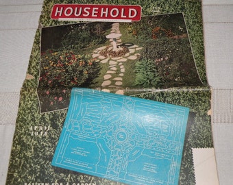 1946 HOUSEHOLD Magazine/Newspaper GaRDEN PaTTERN, AdS, ArTICLES, ReCIPES and more
