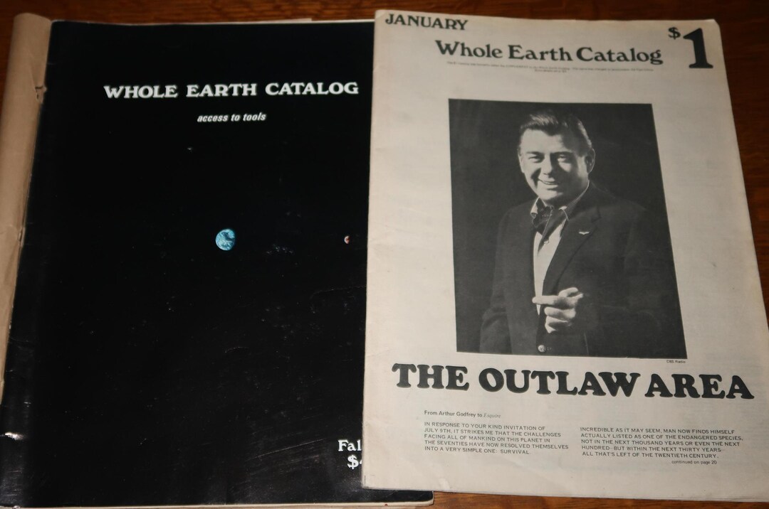 2 WHOLE EARTH Catalogues, Fall 1969 and the Outlaw Area