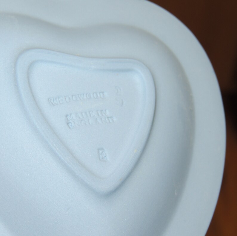 Wedgwood Blue Heart Trinket Dish