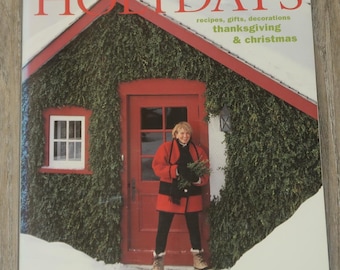 1993 Martha Stewart Living HOLIDAYS Recipes, Gifts, Decorations, Thanksgiving and Christmas Book