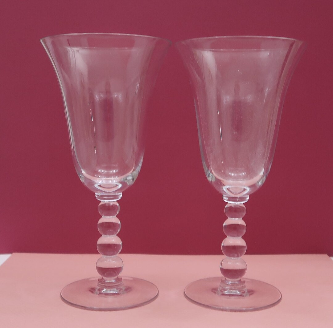 2 Candlewick Imperial 9oz Water Goblets Etsy