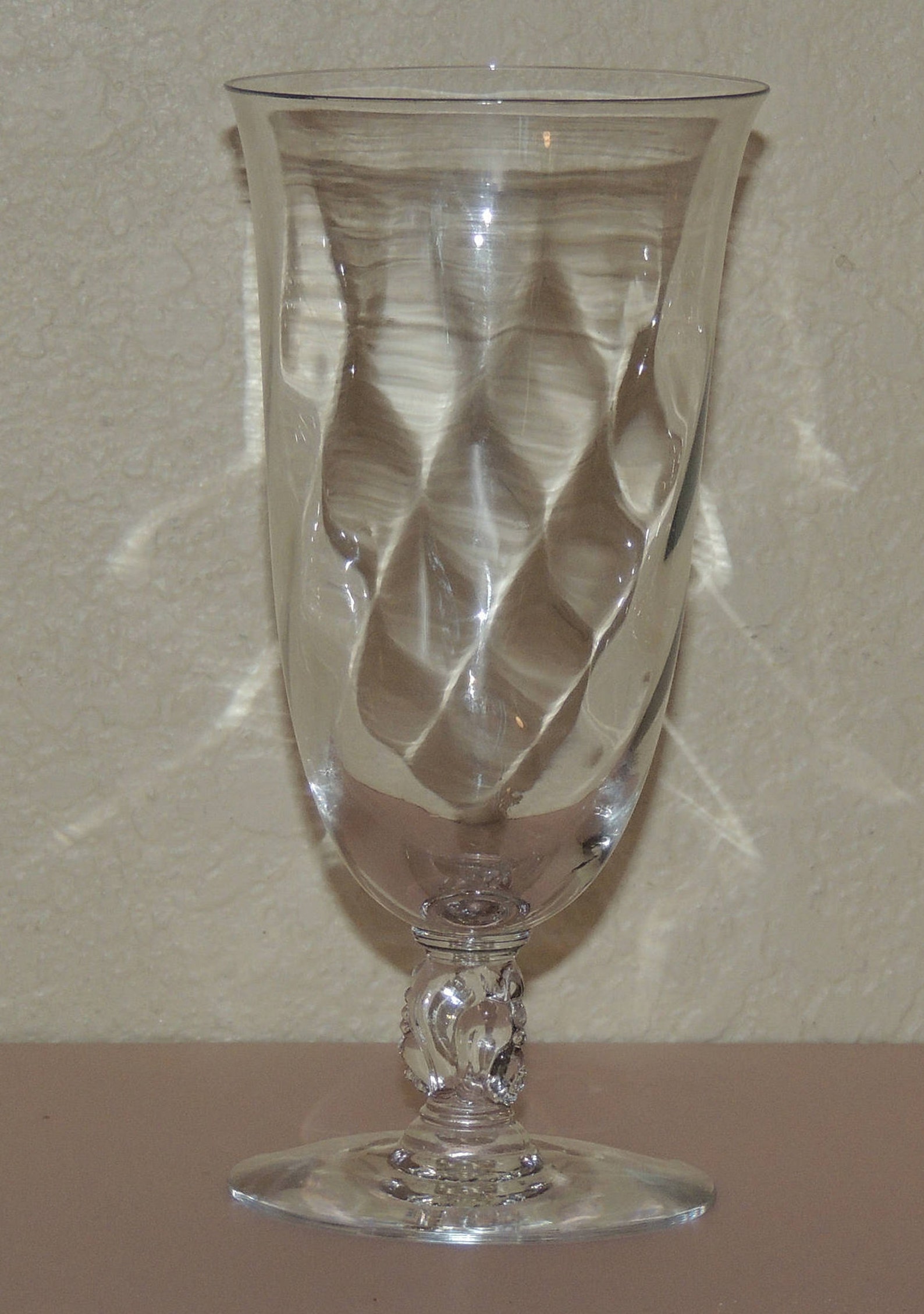 HEISEY Waverly 12oz Footed Ice Tea 1940 to 1957 Etsy