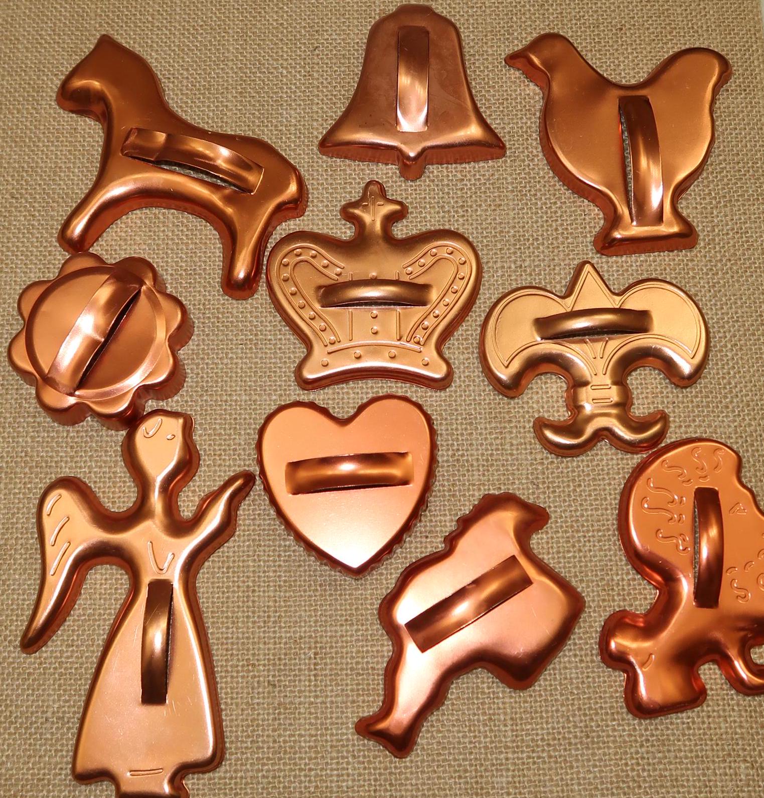 Stained Glass Cross Copper Cookie Cutter Set – Handmade Heavyweight Solid Copper Cutter - View #5