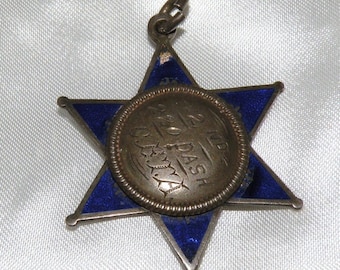 Unique Metal Sterling Silver and Enamel