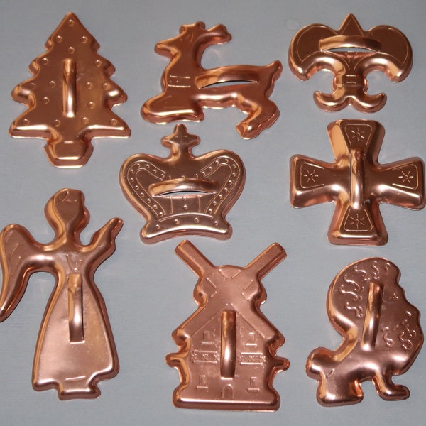 Copper Cookie Cutter Etsy