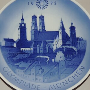 1972 Olympiade Munchen Royal Copenhagen Plate