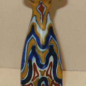 Vtg GOUDA Holland 6 3/4 tall Candle Holder