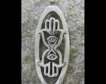 Hamsa Pendant, Cease Fire, Eye of God, Middle East Peace