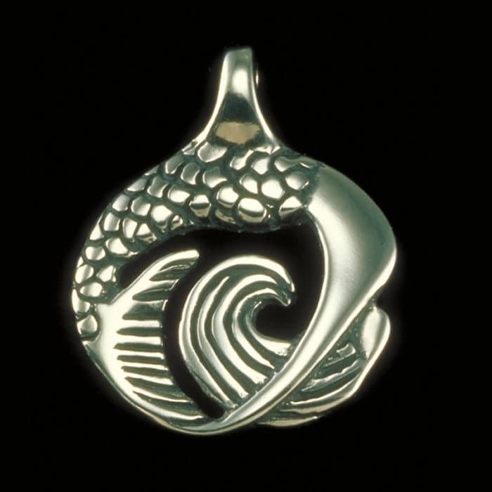Mermaid Pendant / Necklace, Yoga Backbend Pose,  Symbolic Jewelry, St…