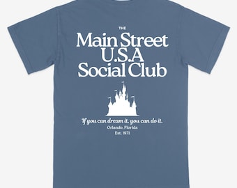 Hochwertiges Main Street Social Club Shirt