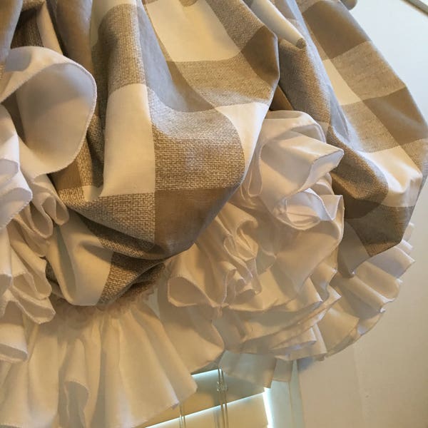 Shabby Chic Balloon Curtain Etsy