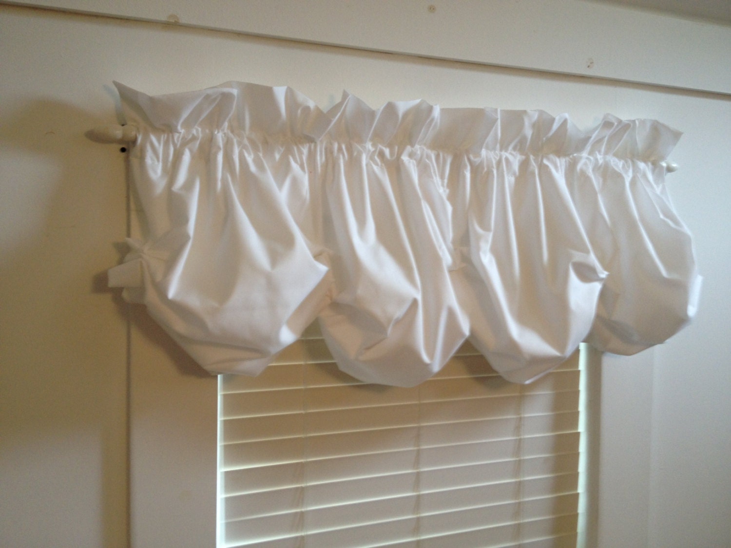Lined Balloon Valance With No Ruffle And Color Choices