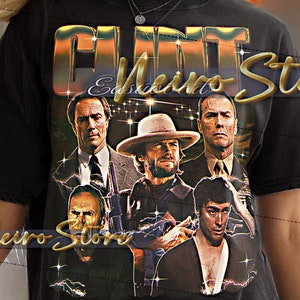CLINT EASTWOOD Homage Shirt, Clint Eastwood Retro Shirt, Clint Eastwood 90s Tshirt, Clint Eastwood Bootleg Tee, Clint Eastwood Fan Tee