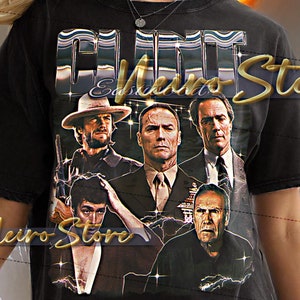 CLINT EASTWOOD Shirt, Clint Eastwood Vintage Shirt, Clint Eastwood Retro 90s Tshirt, Clint Eastwood Bootleg Tee