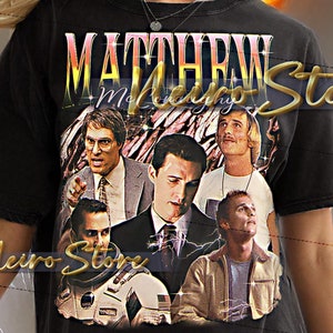MATTHEW MCCONAUGHEY Shirt, Matthew McConaughey Vintage Shirt, Matthew McConaughey Retro 90s Tshirt, Matthew McConaughey