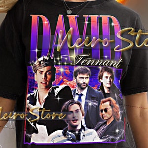 DAVID TENNANT Shirt, David Tennant Vintage Shirt, David Tennant Retro 90s Tshirt, David Tennant Bootleg Tee, David Tennant Sweater