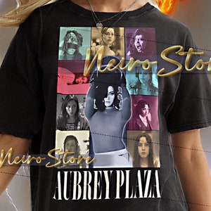 AUBREY PLAZA Shirt - Aubrey Plaza Vintage Shirt, Aubrey Plaza Retro 90s Tshirt, Aubrey Plaza Bootleg Tee, Aubrey Plaza Sweater