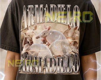 Armadillo Bootleg Shirt, Vintage Wildlife Animal Nature Classic Tee, 90s Retro Throwback T-shirt, Armadillo Sweater