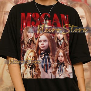 M3GAN Bootleg Shirt, M3gan Retro Tees, Android Glare T-Shirt, Silent Threat Longsleeve, M3gan Vintage Sweater