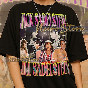 Jack Sadelstein und Jill Sadelstein Bootleg Shirt, Jack Sadelstein Retro Tees, Jill Sadelstein T-Shirt, Twin Mayhem Langarmshirt